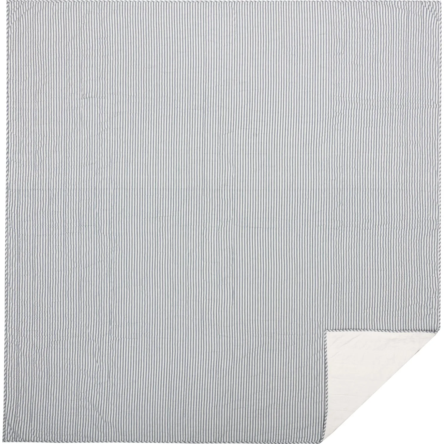 Sawyer Mill Blue Ticking Stripe  Quilt Coverlet