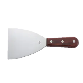 Scraper Stainless Steel Satin Finish with Wood Handle 4-7/8" x 4" Blade