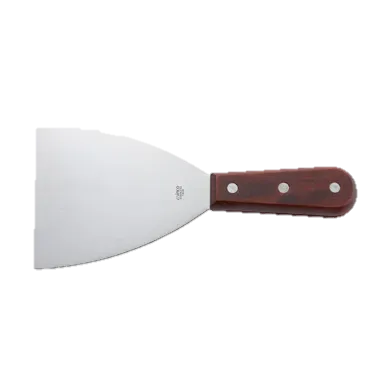 Scraper Stainless Steel Satin Finish with Wood Handle 4-7/8" x 4" Blade