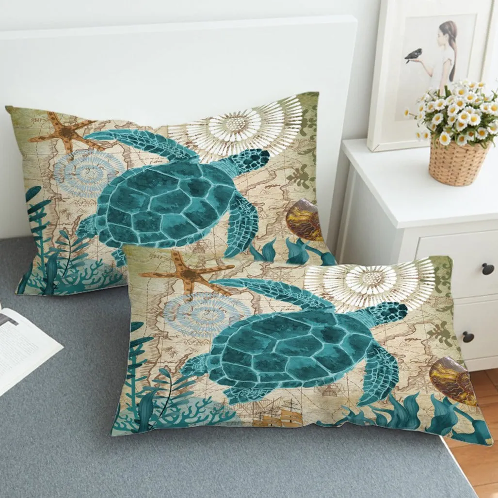 Sea Turtle Love Sheet Set