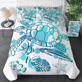 Sea Turtle Society Bedding Set