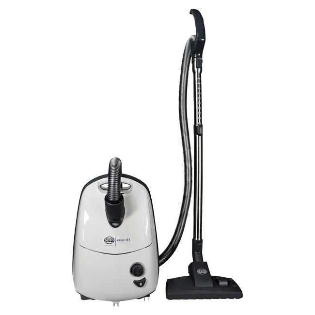 SEBO AIRBELT E1 Kombi Canister Vacuum 91602AM w/ Combination Nozzle ARCTIC WHITE