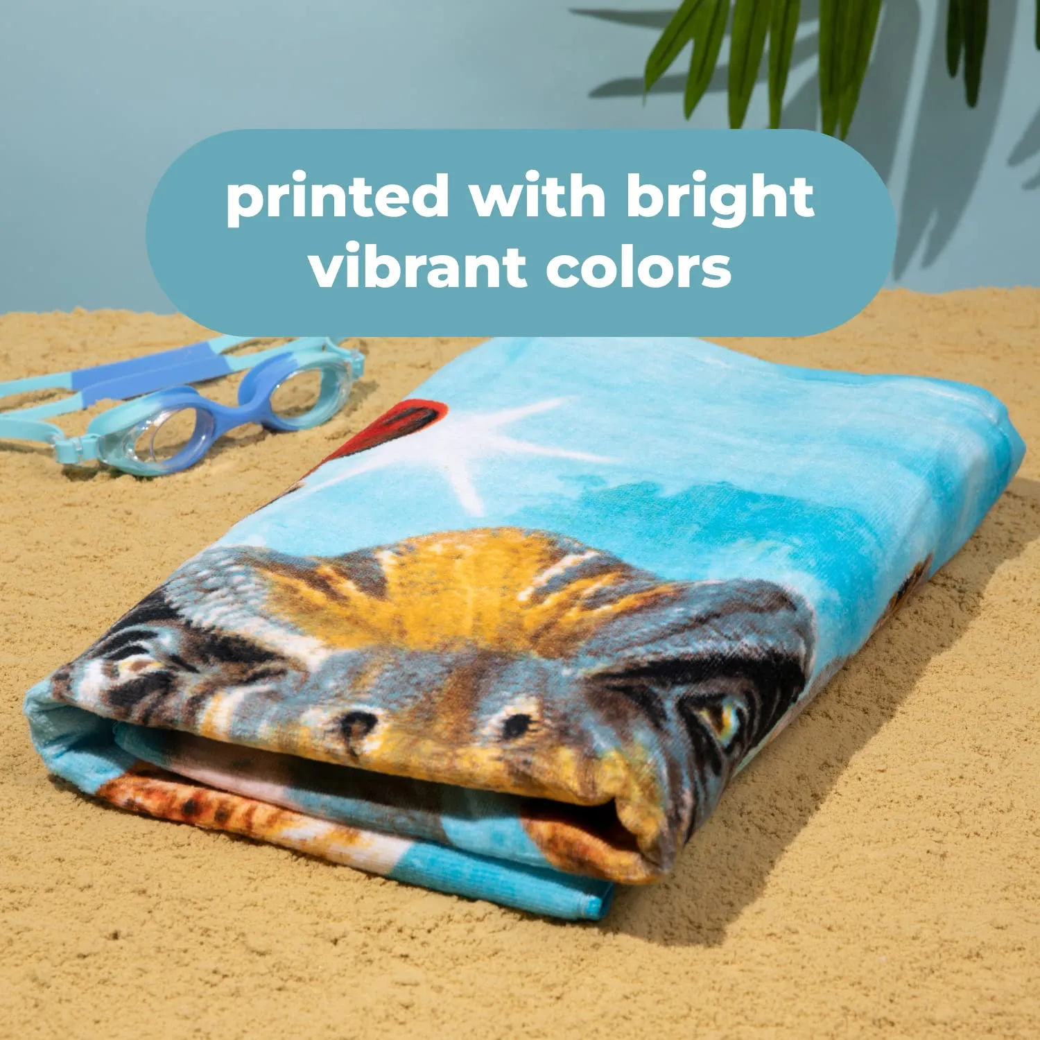 Selfie Super Soft Plush Cotton Beach Bath Pool Towel (Dinosaurs