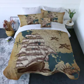 Ship Ahoy Quilt Set