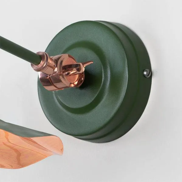 Smooth Copper Flora Wall Light in Heath | From The Anvil