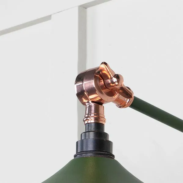 Smooth Copper Flora Wall Light in Heath | From The Anvil