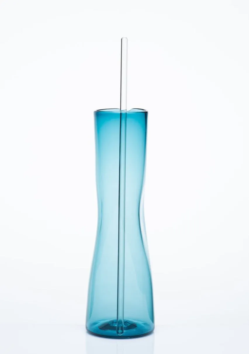 'Squeeze' Handmade Glass Carafe by Katie-Ann Houghton