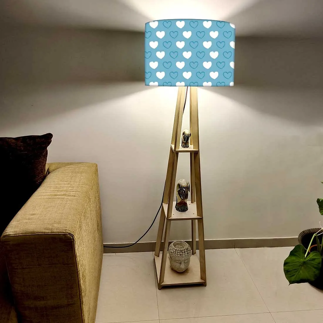 Standing Lamps For Living Room  -   Blue Hearts