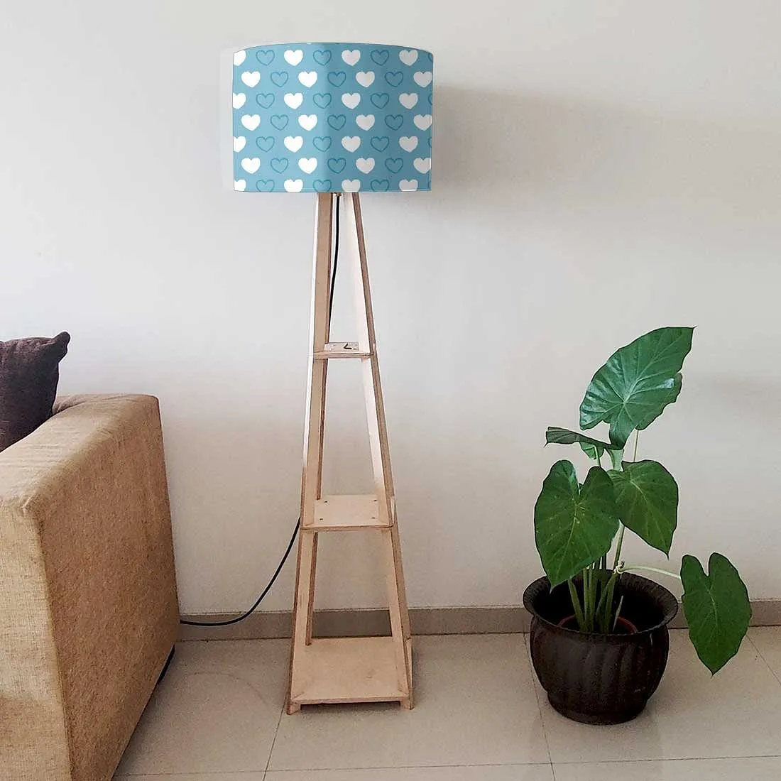 Standing Lamps For Living Room  -   Blue Hearts