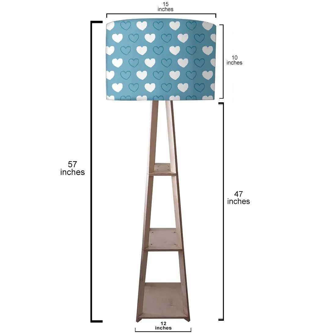 Standing Lamps For Living Room  -   Blue Hearts