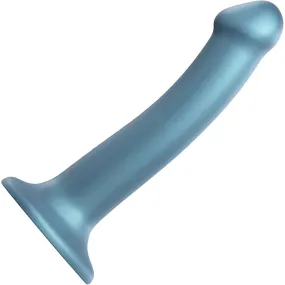 Strap-on-Me Silicone Suction Cup Dildo - Metallic Blue