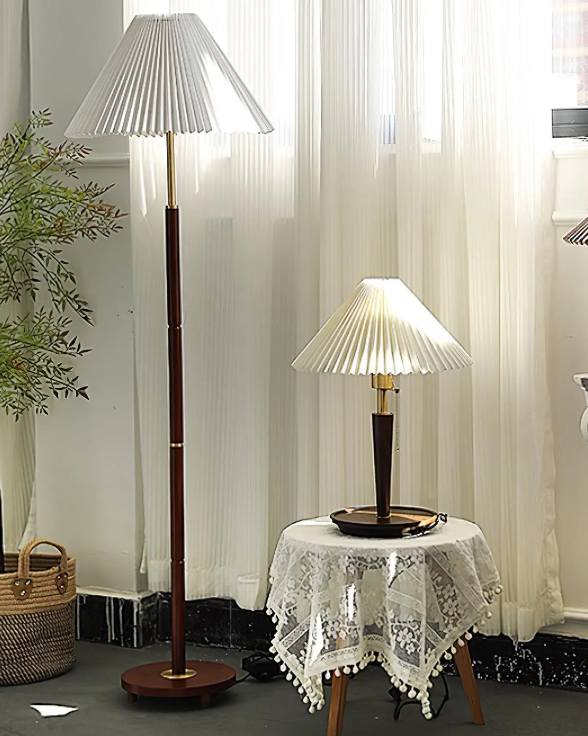 Suki Pleated Floor Lamp