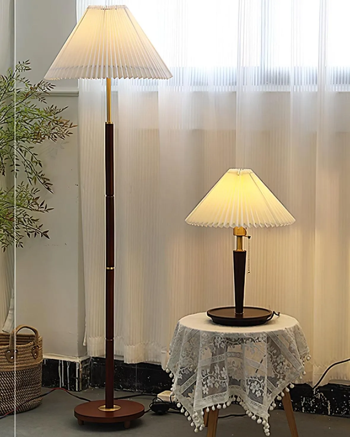 Suki Pleated Floor Lamp