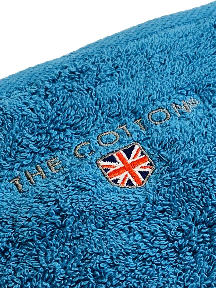 The Cotton Luxury Bath Sheet -  Tropical Blue