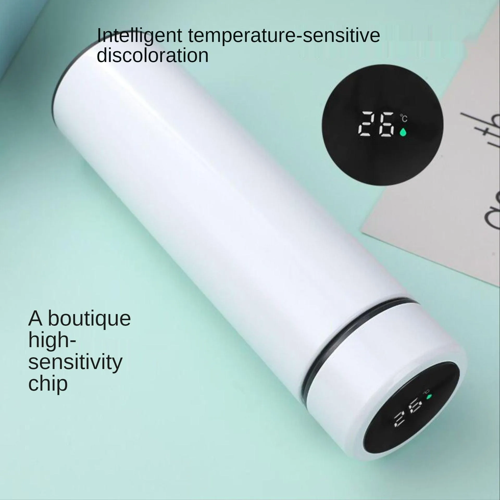 Thermos Water Bottle With LED Temperature Display