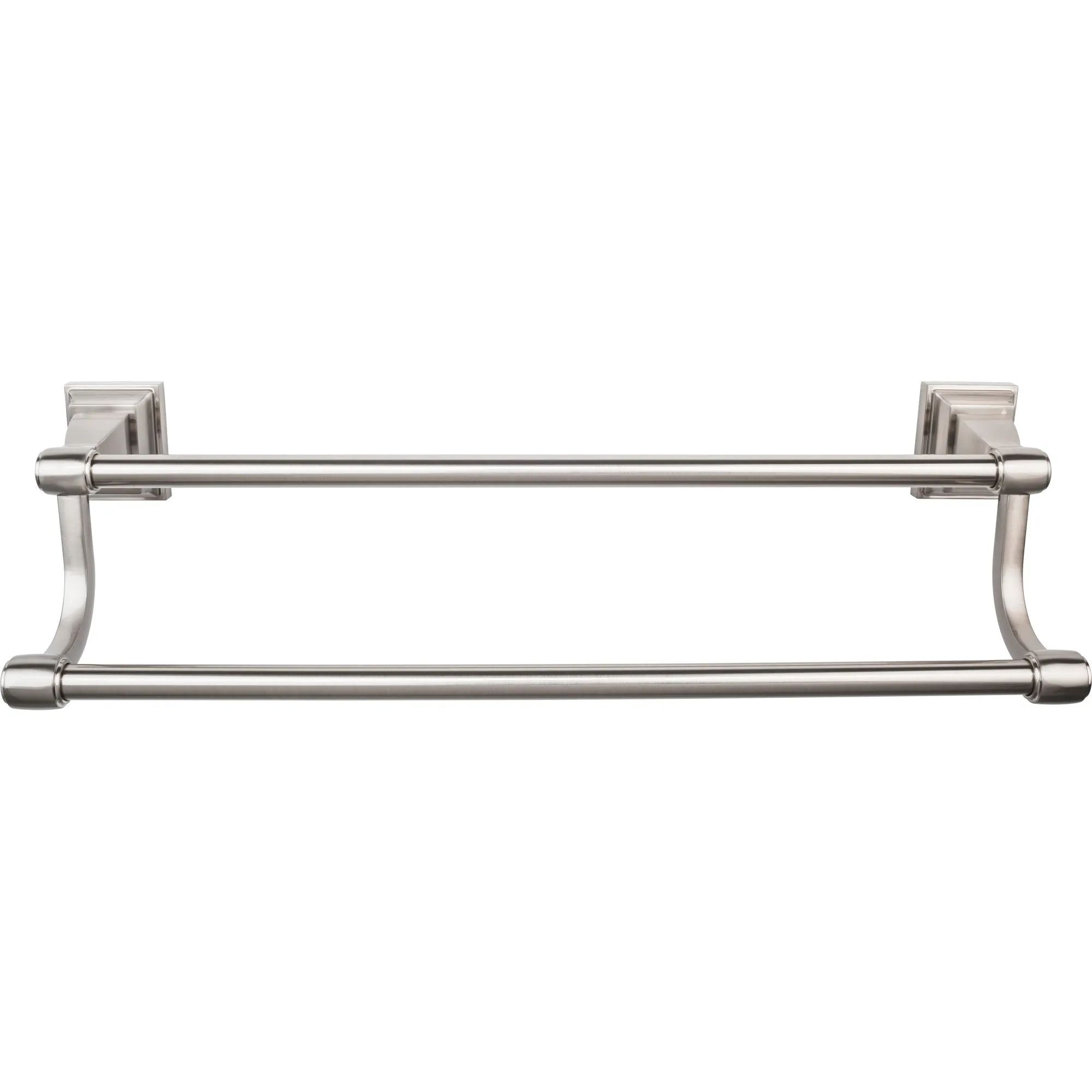 Top Knobs STK7 Stratton Bath Towel Bar 18 Inch Double