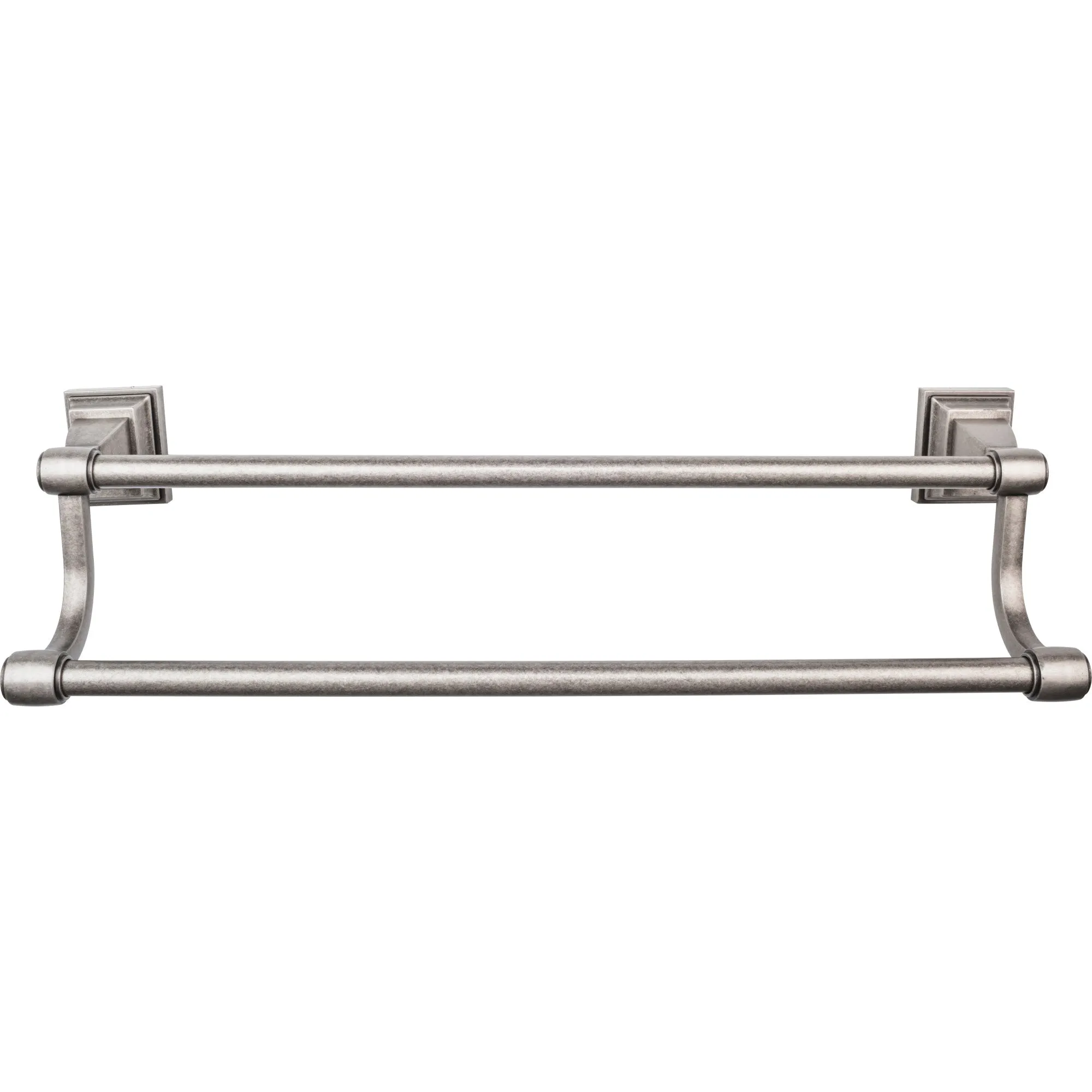 Top Knobs STK7 Stratton Bath Towel Bar 18 Inch Double