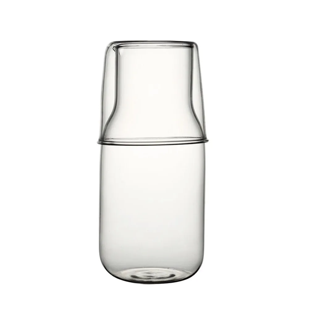 Transparent Water Carafe with Lid