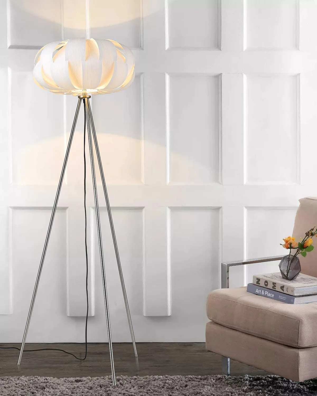 Tripod Floor Lamp - Floor Reading Lamp for Living Room