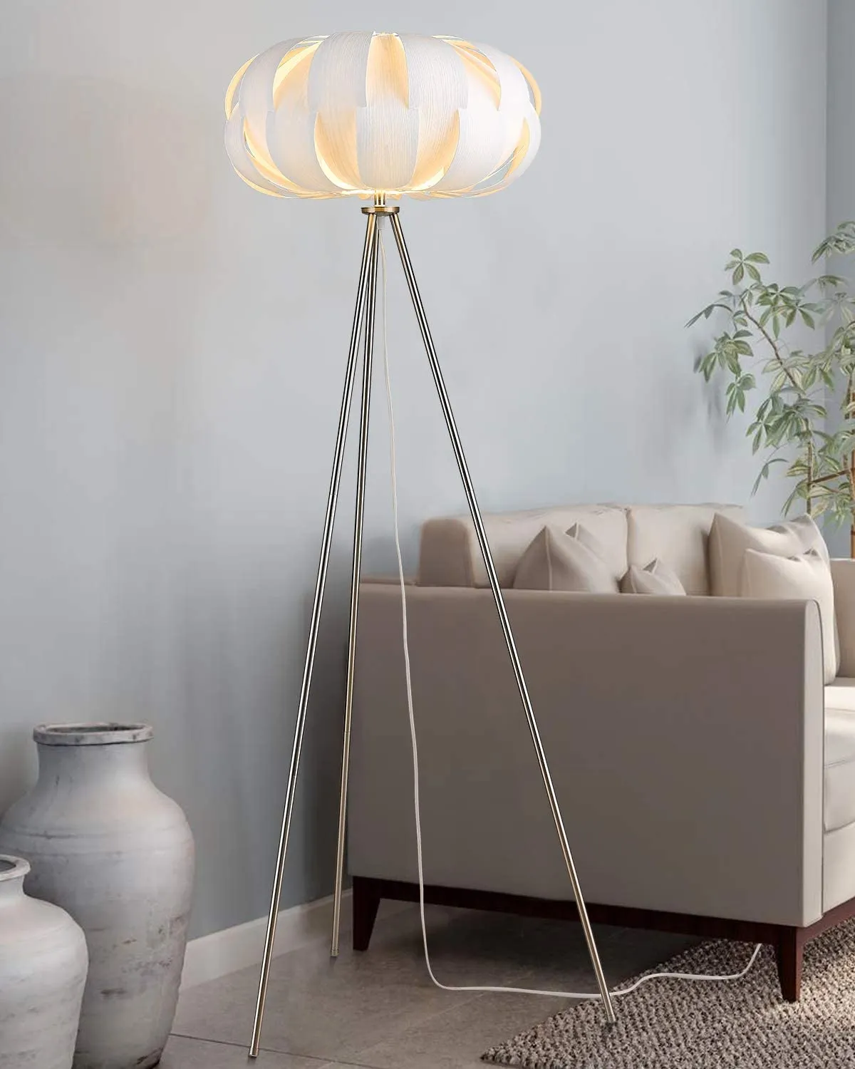 Tripod Floor Lamp - Floor Reading Lamp for Living Room