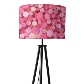 Tripod Floor Lamp Standing Light for Living Rooms -Pink Confetti