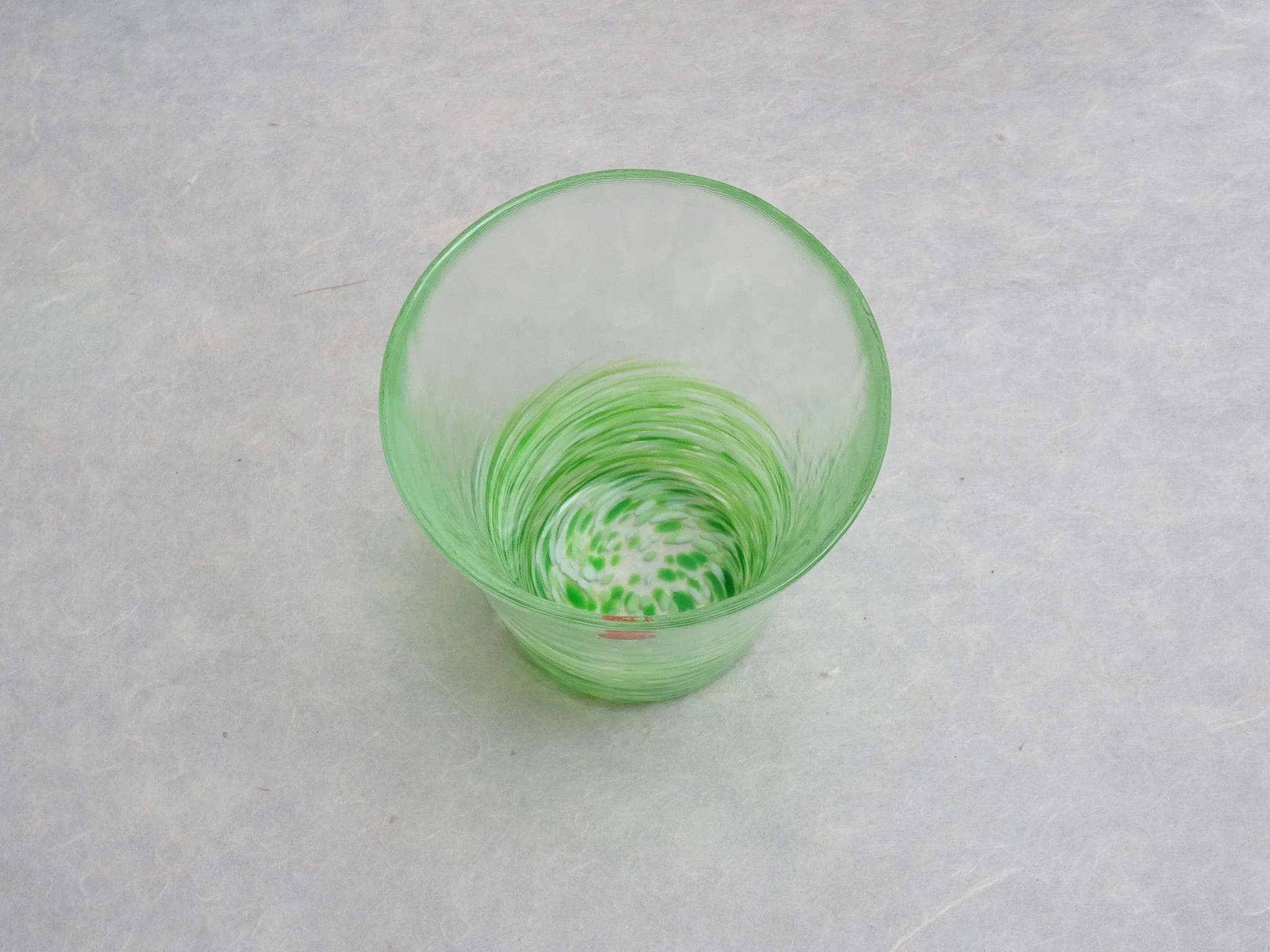 TSUGARU HANDMADE MOUTH-BLOWN VIDRO GLASS CUP MOEGI (GREEN)