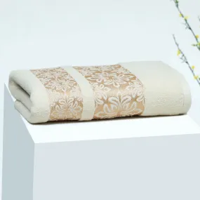 Ultra Premium Soft Cotton Towel(Creamy White)