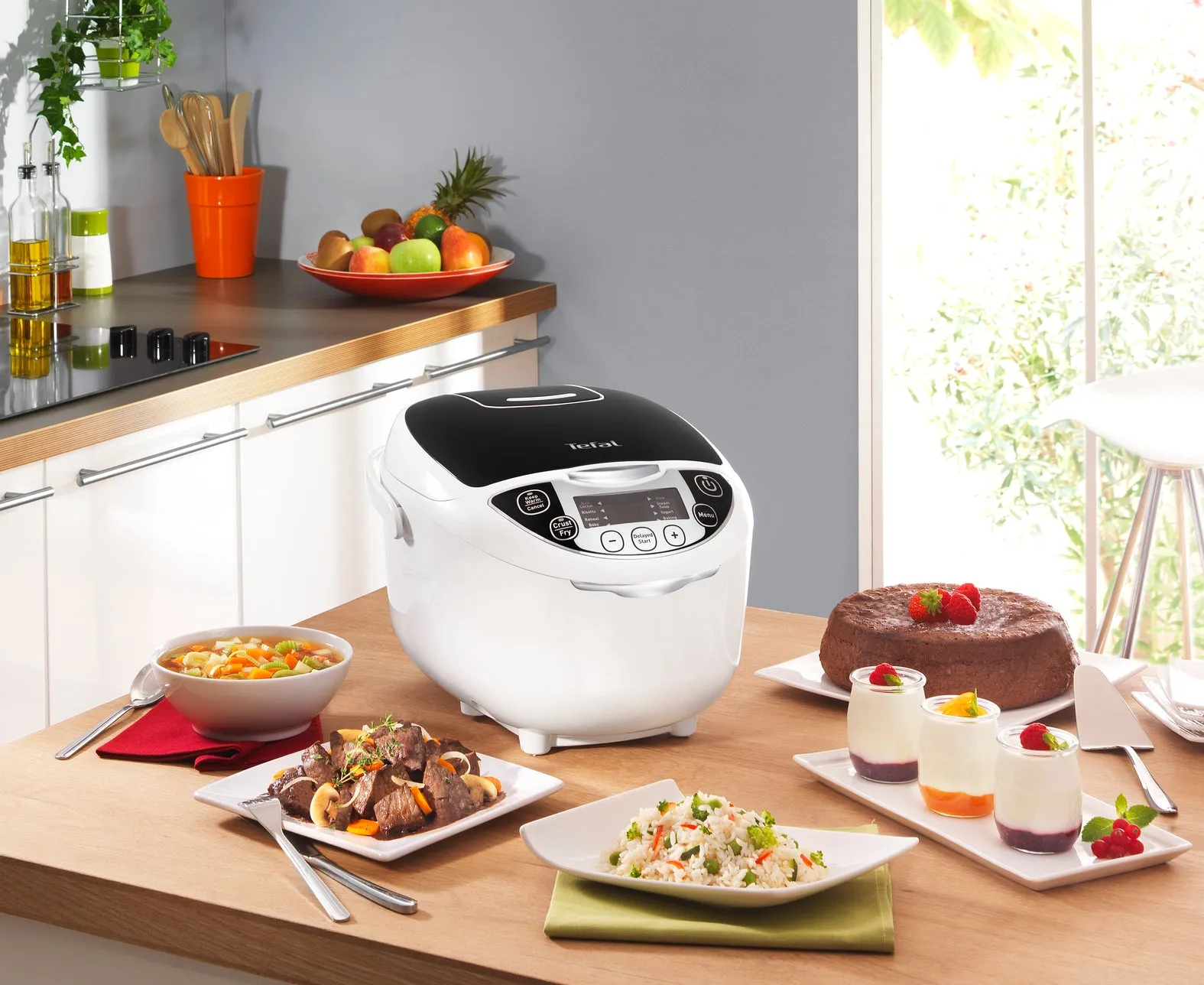 User manual and frequently asked questions Tefal 10 in 1 RK705 Rice & Multi Cooker