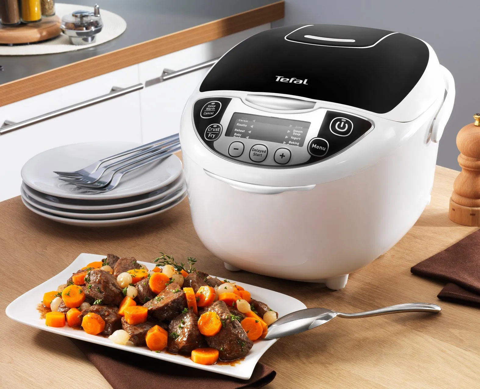 User manual and frequently asked questions Tefal 10 in 1 RK705 Rice & Multi Cooker