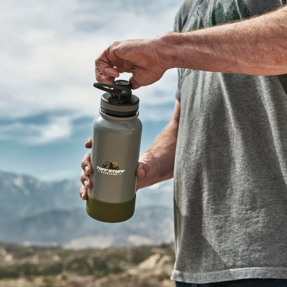 Vessel Water Bottle, Steel, 32 Ounce, By Tuff Stuff Overland