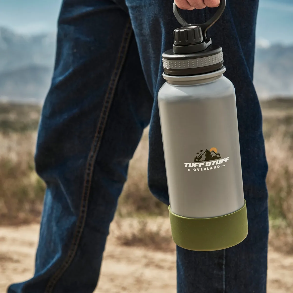 Vessel Water Bottle, Steel, 32 Ounce, By Tuff Stuff Overland