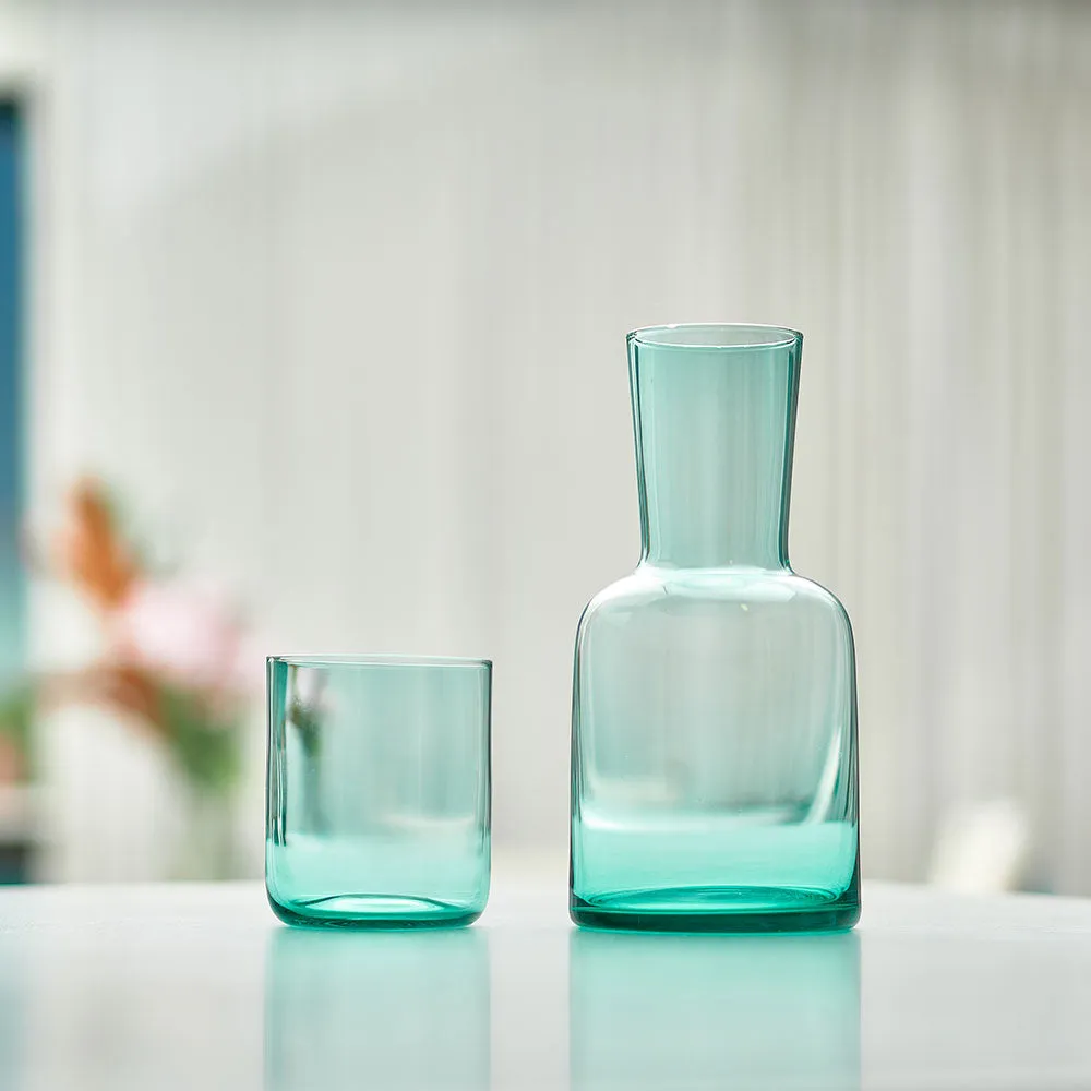 Water Carafe & Tumbler Set - Aqua