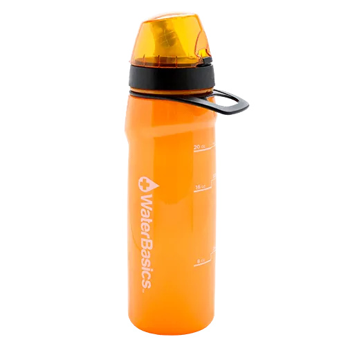 WaterBasics™ - Red Line Filtered Water Bottle