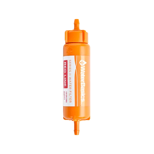 WaterBasics™ - Red Line Filtered Water Bottle