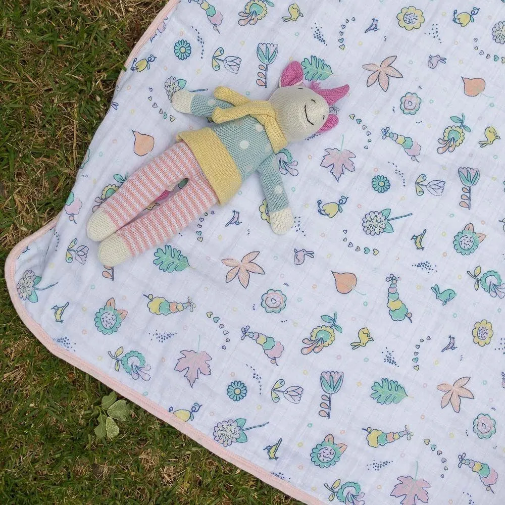 Weegoamigo Stroller Blanket - Flower Bomb