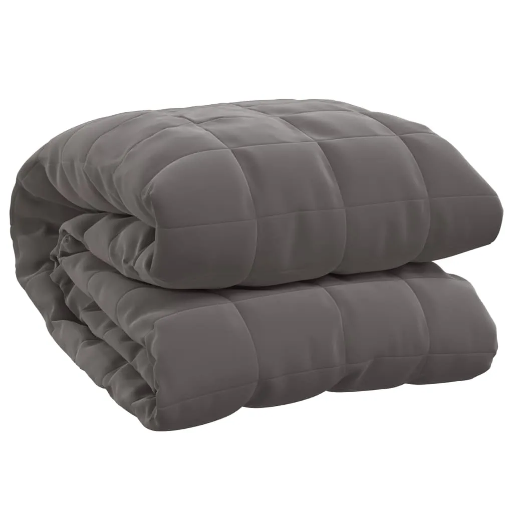 Weighted Blanket Grey 220x235 cm King 11 kg Fabric