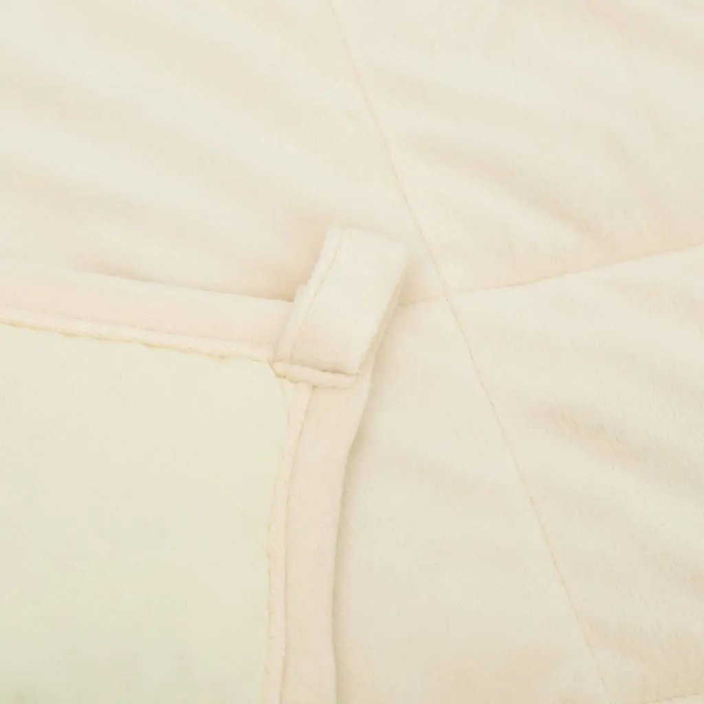 Weighted Blanket Light Cream 200x220 cm 9 kg Fabric