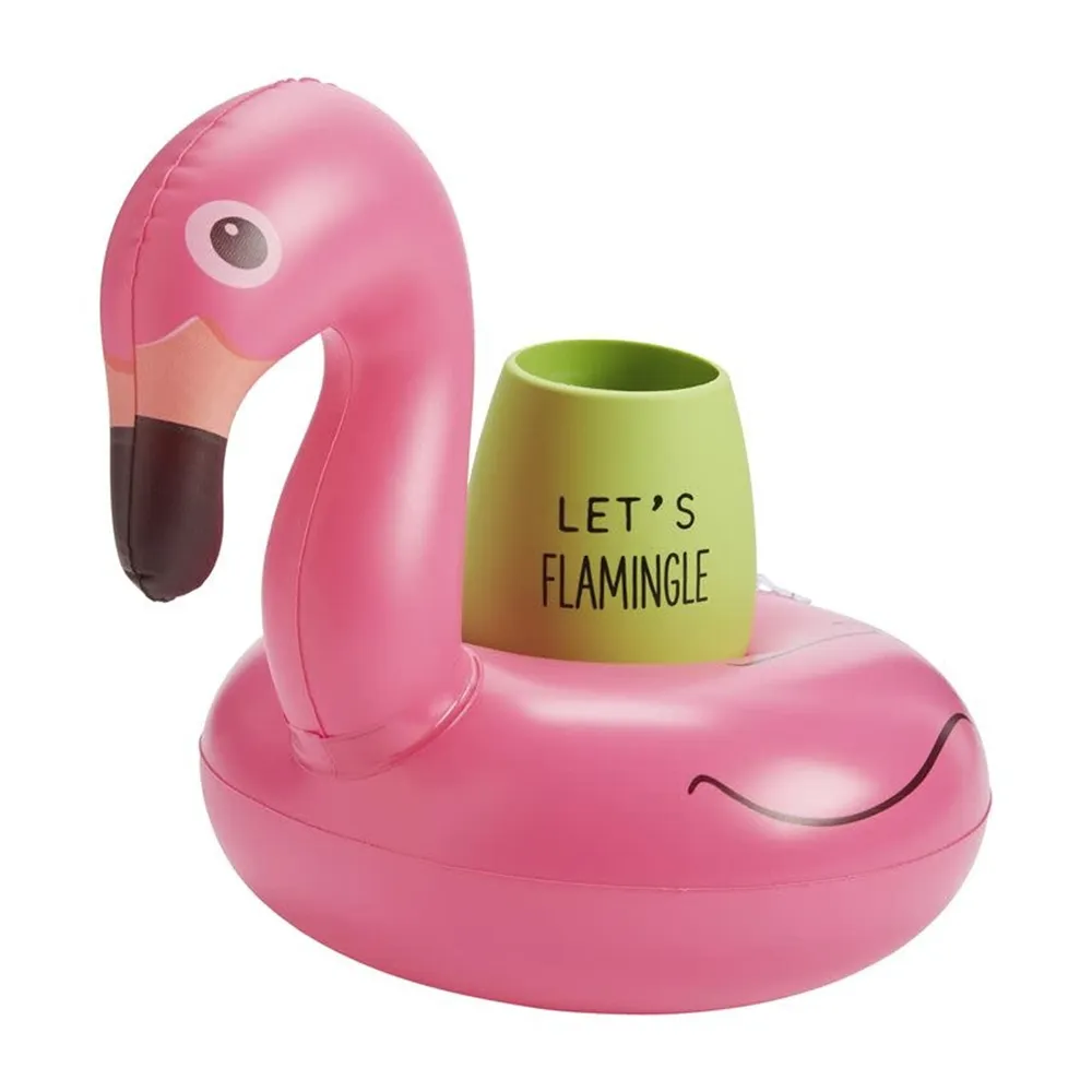 Wine Floaty Set - Flamingo