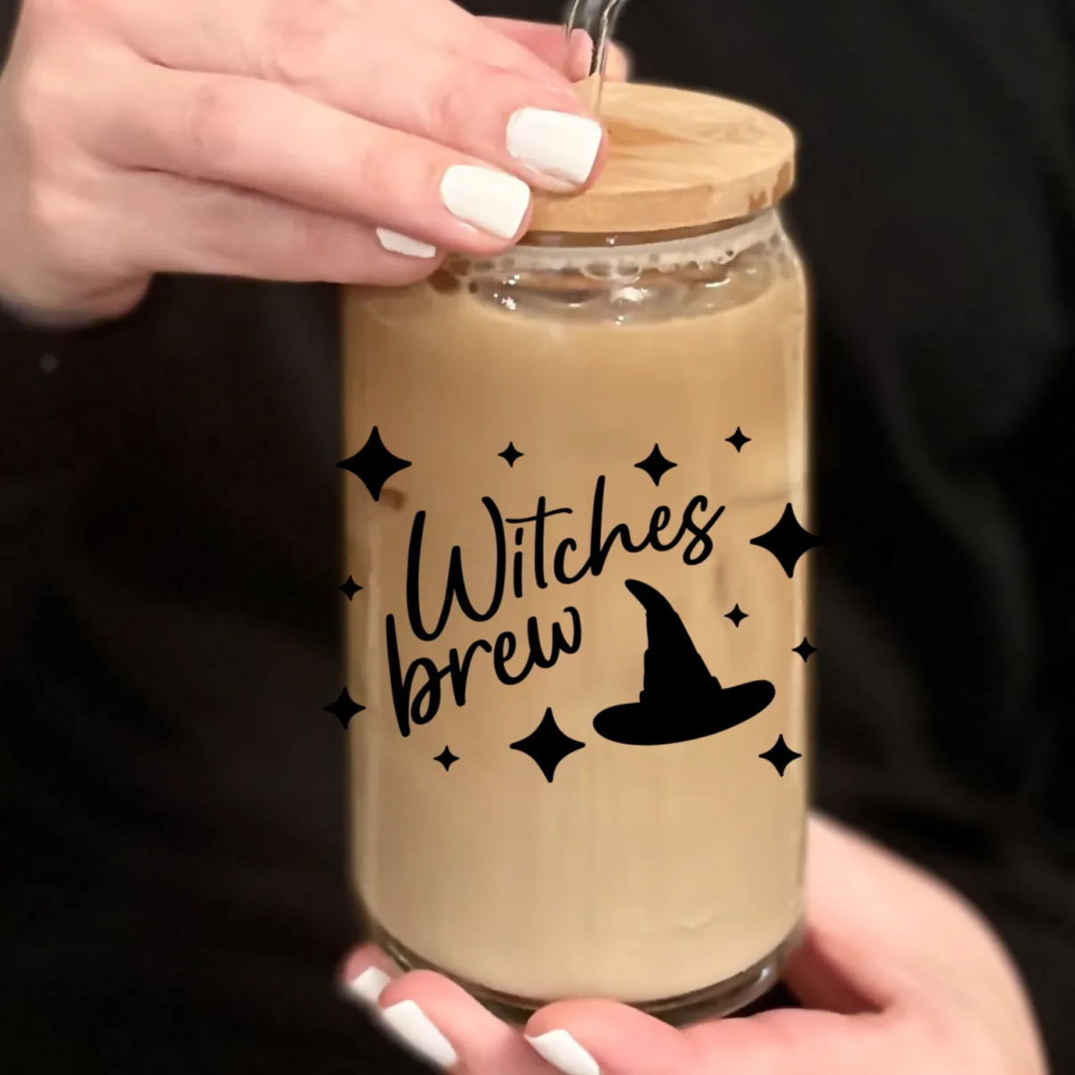 Witches Brew Iced Coffee Cup by Salt and Sparkle