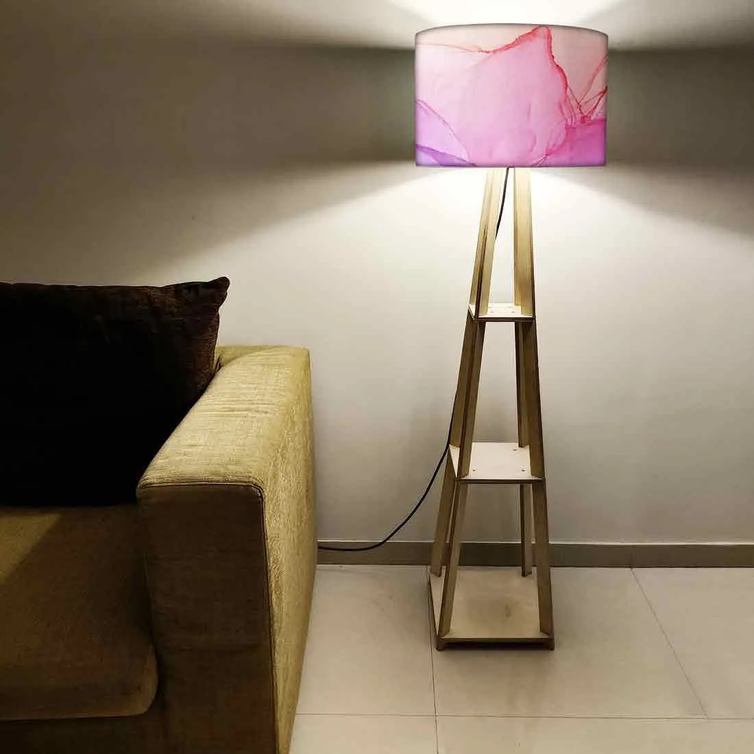 Wooden Floor Lamps for Bedroom Night Light