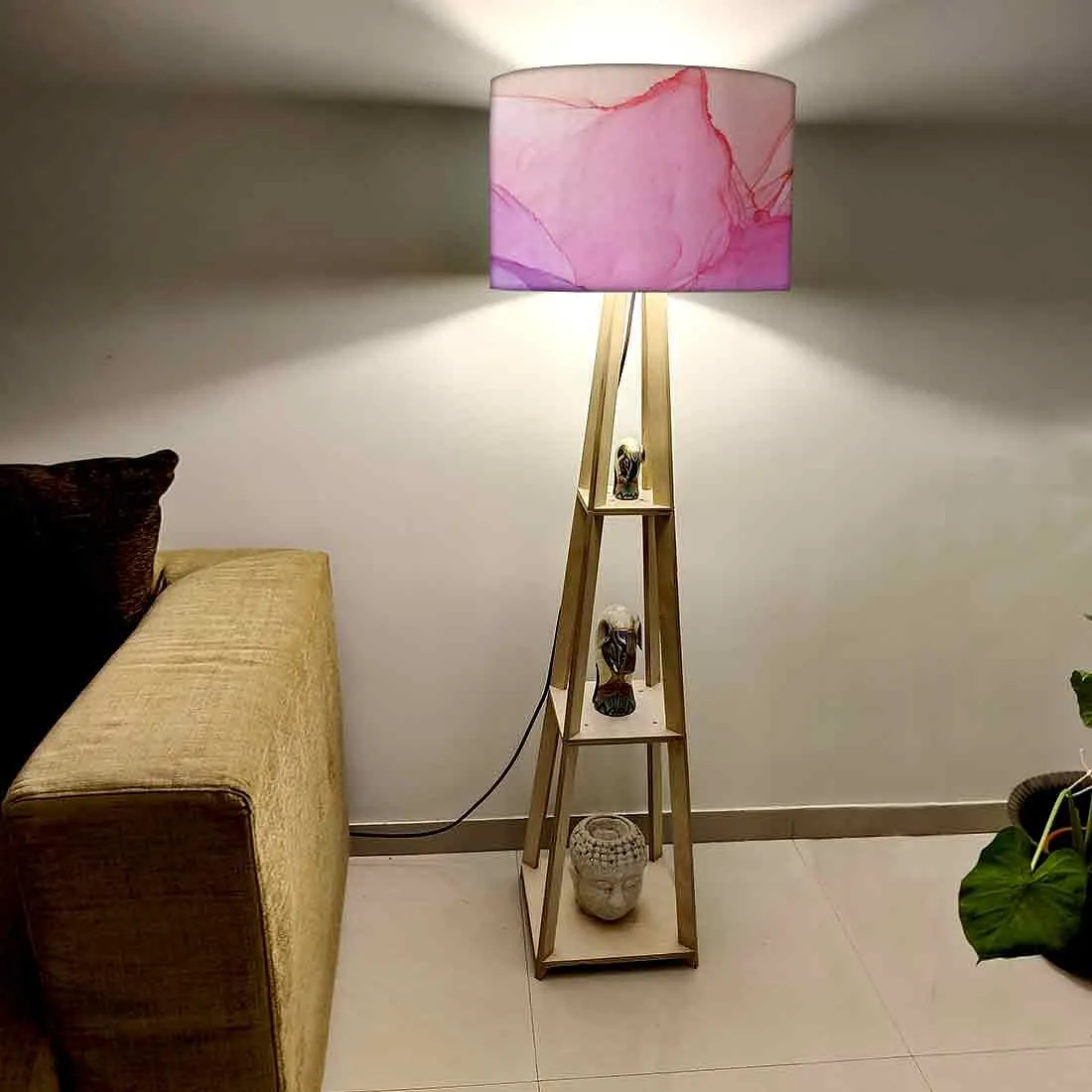 Wooden Floor Lamps for Bedroom Night Light