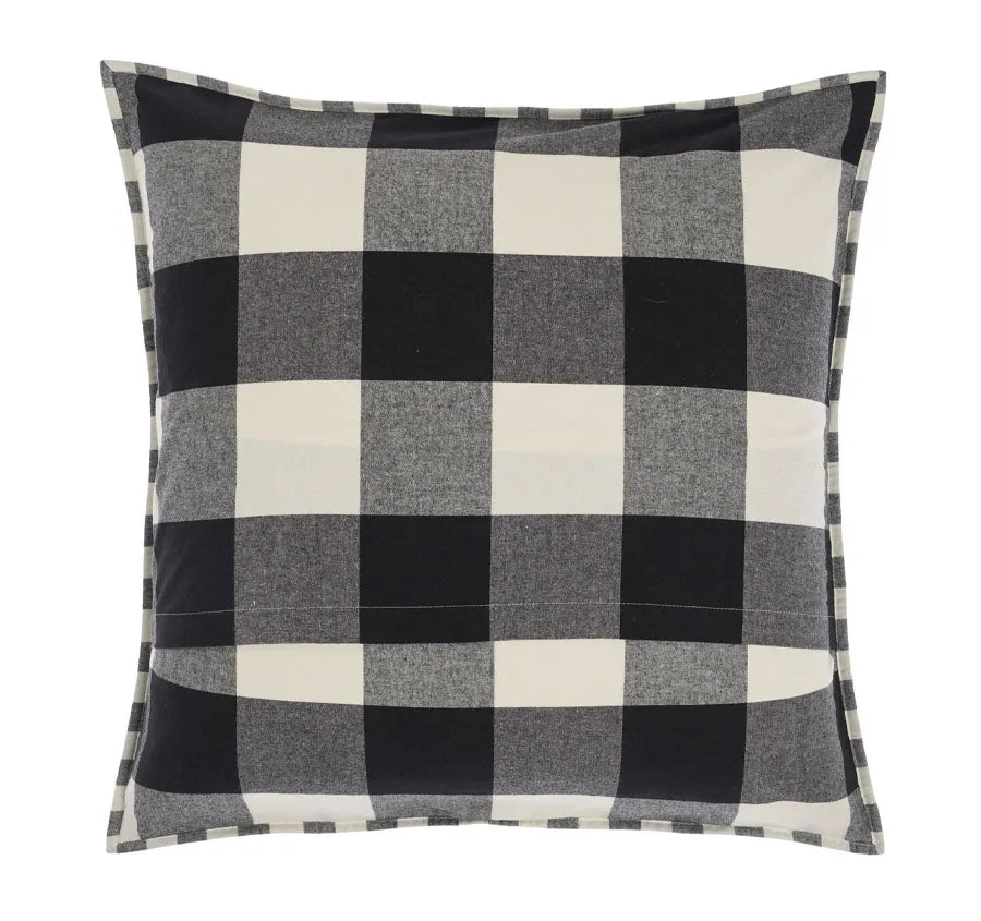 Wren European Pillowcase Black