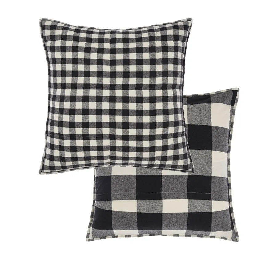 Wren European Pillowcase Black