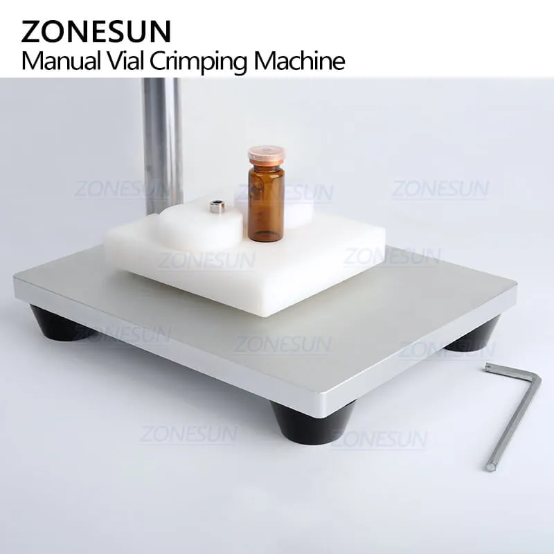 ZS-TVC2 Manual Flip-off Caps Solvent Bottle Capper Solvent Bottle Crimper Vial Capping Machine