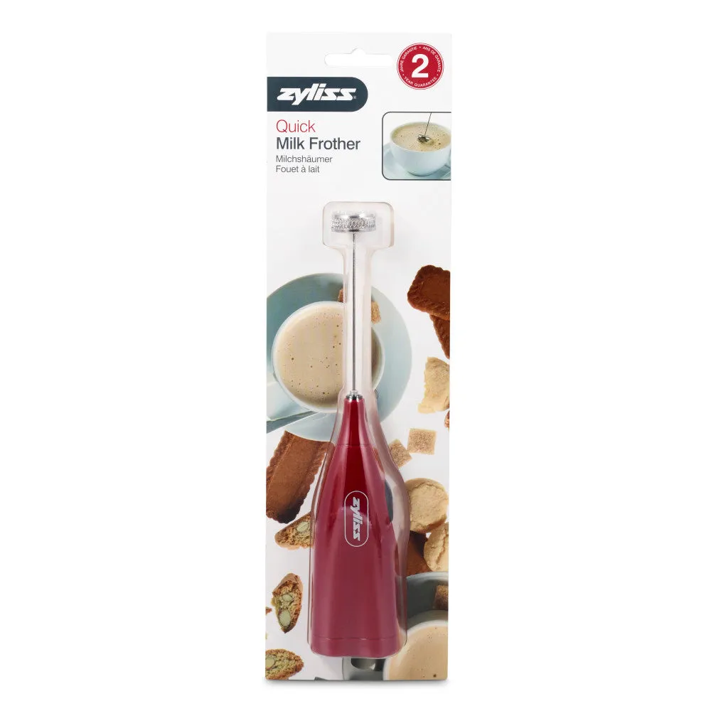 Zyliss E990034U Handheld Electric Milk Frother - Red